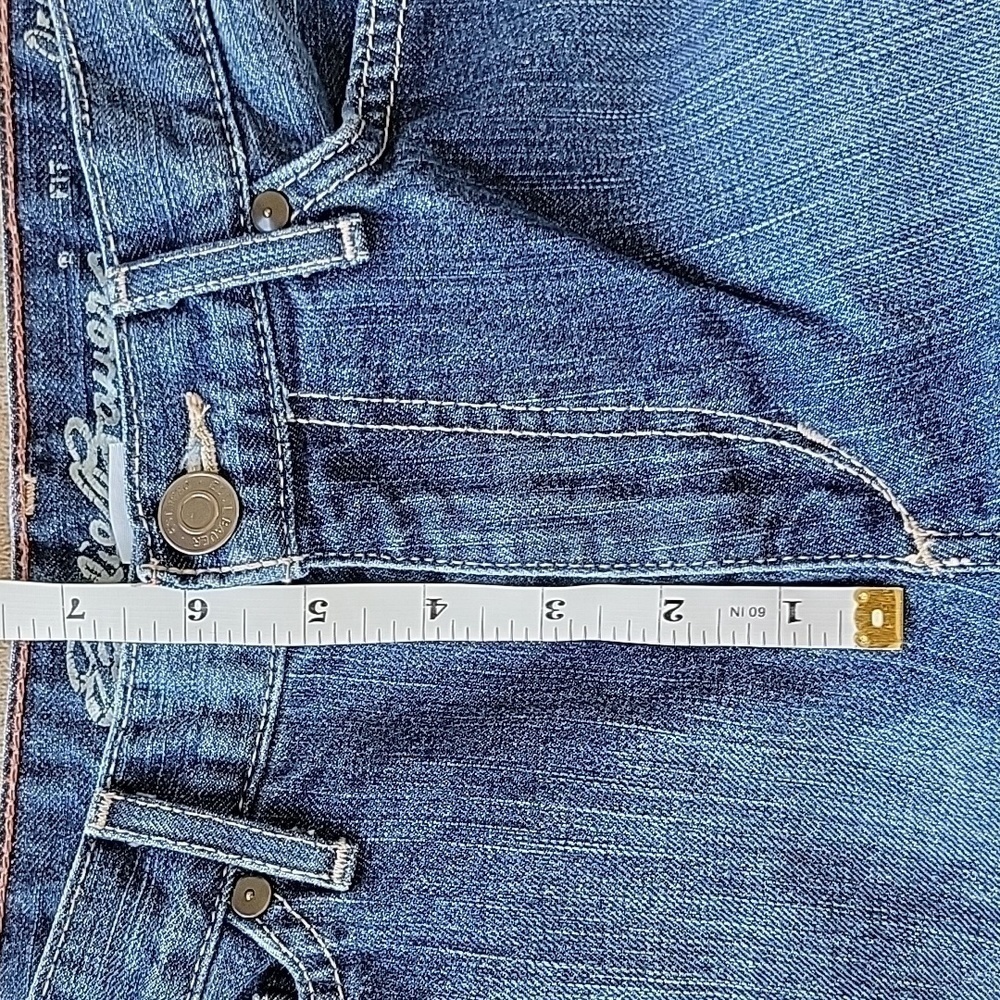 Eddie Bauer Original Loose Tapered Jeans Size 2P EUC - Picture 4 of 12
